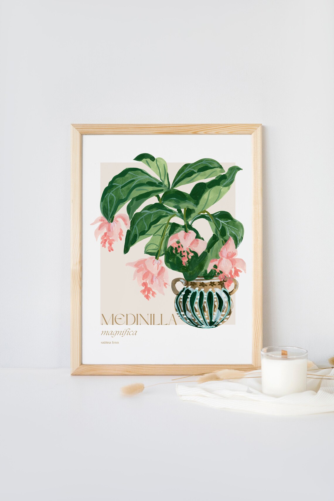 Medinilla Magnifica Botanical Beauty Art Print - Image 2