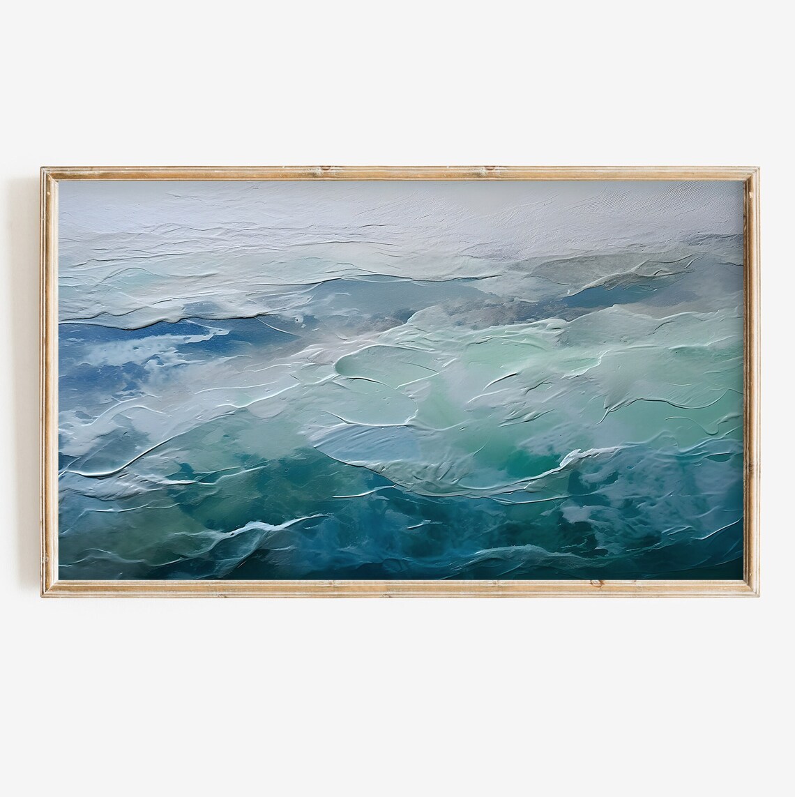Frame Tv Art Summer Beach Textured Wall Art Print