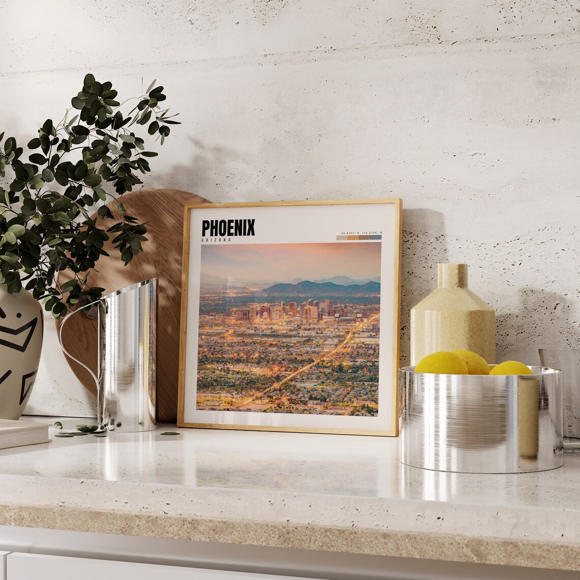 Phoenix Arizona Travel Poster, Phoenix Decor - Image 4