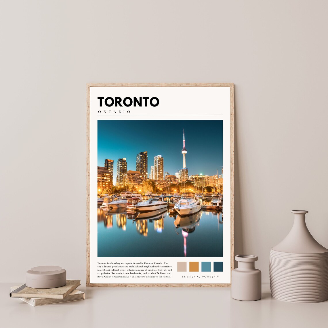 Toronto Ontario Travel Poster, CN Tower Photography - Image 4