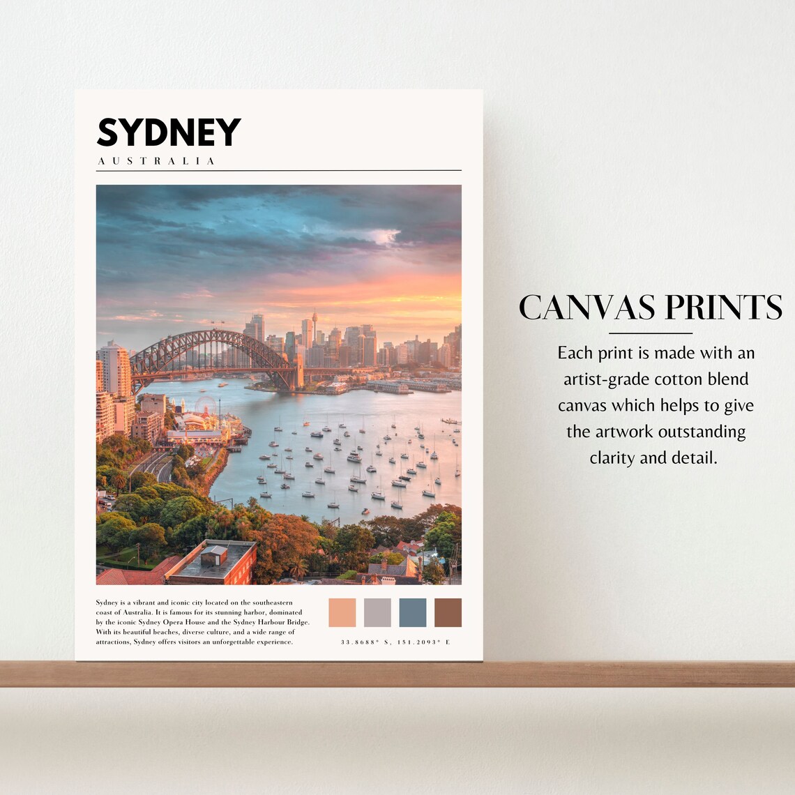 Sydney, Australia Travel Poster, City Wall Art - Image 2