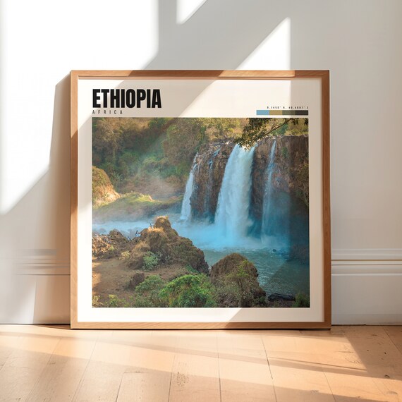 Ethiopia Photography Poster, Africa Wall Art Print