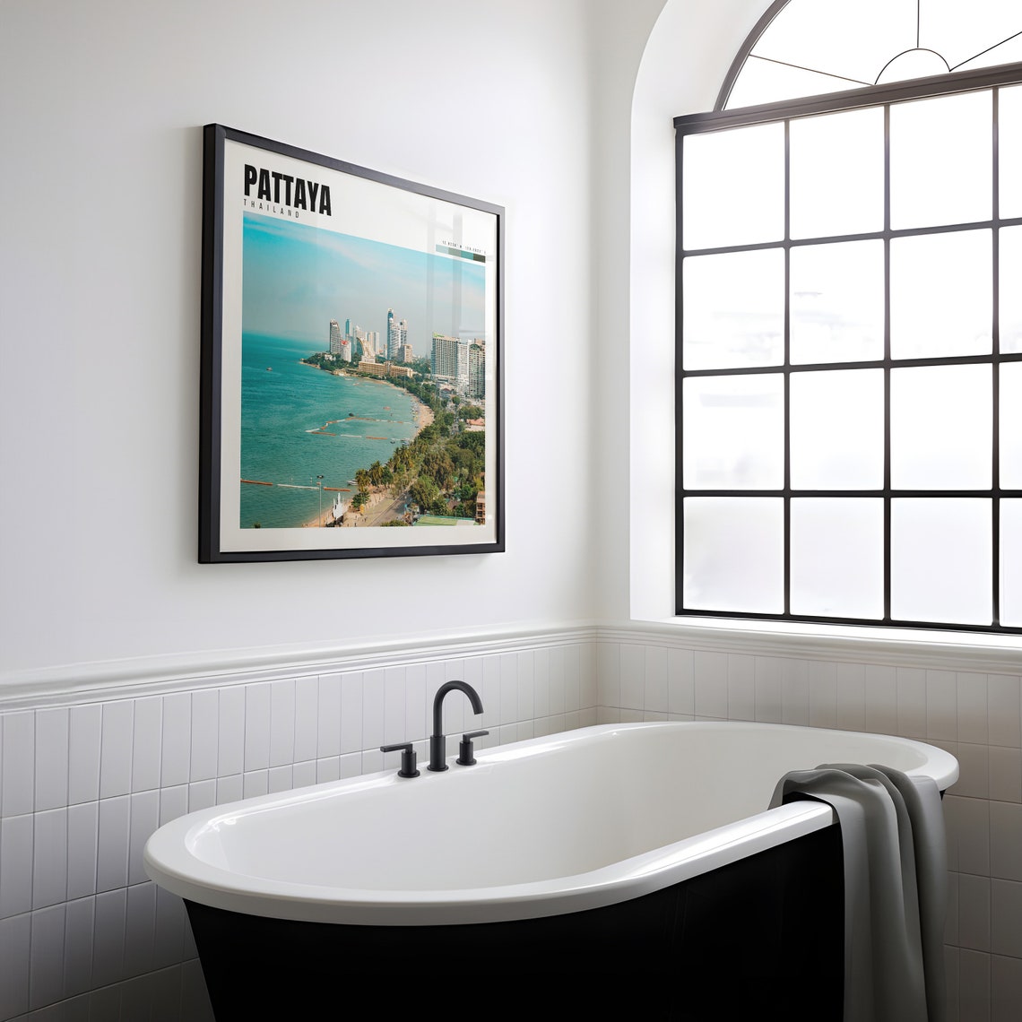 Pattaya Wall Art Pattaya Thailand Poster Pattaya Poster Pattaya Wall Print Thailand Photo Pattaya Decor P 309 - Image 2