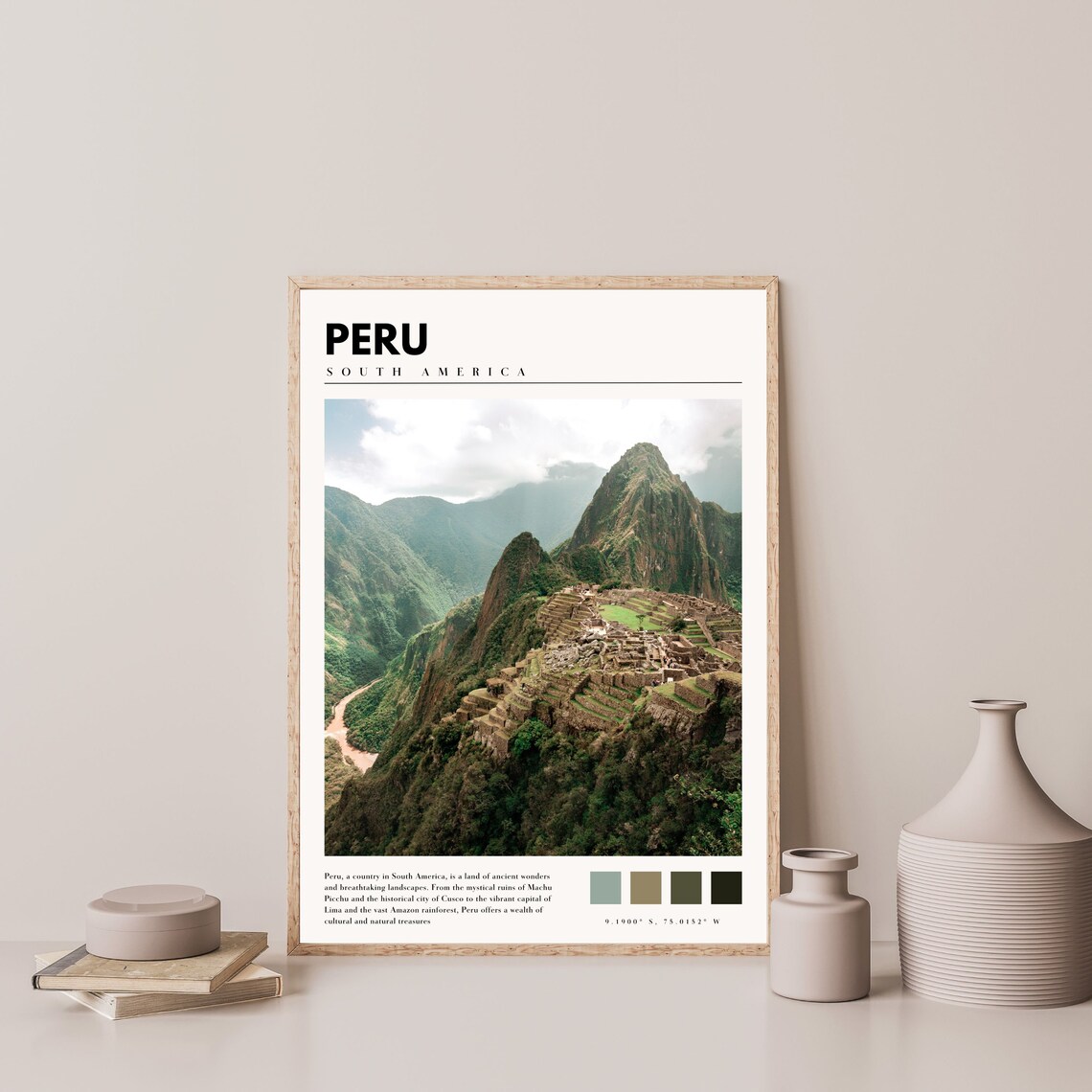 Machu Picchu Peru Travel Poster, Latin America - Image 4