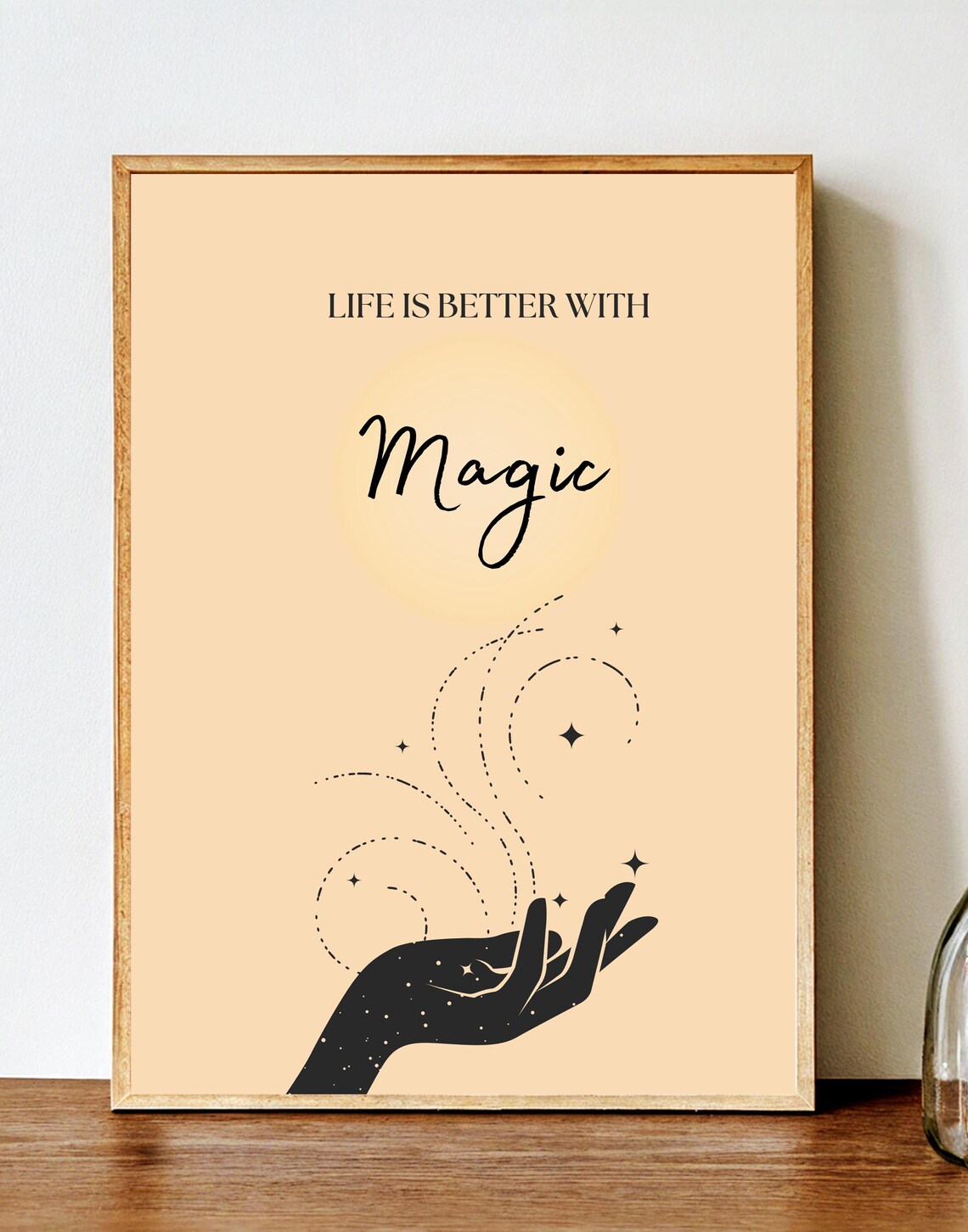 Magic Inspirational Poster, Minimalist Boho Decor - Image 4
