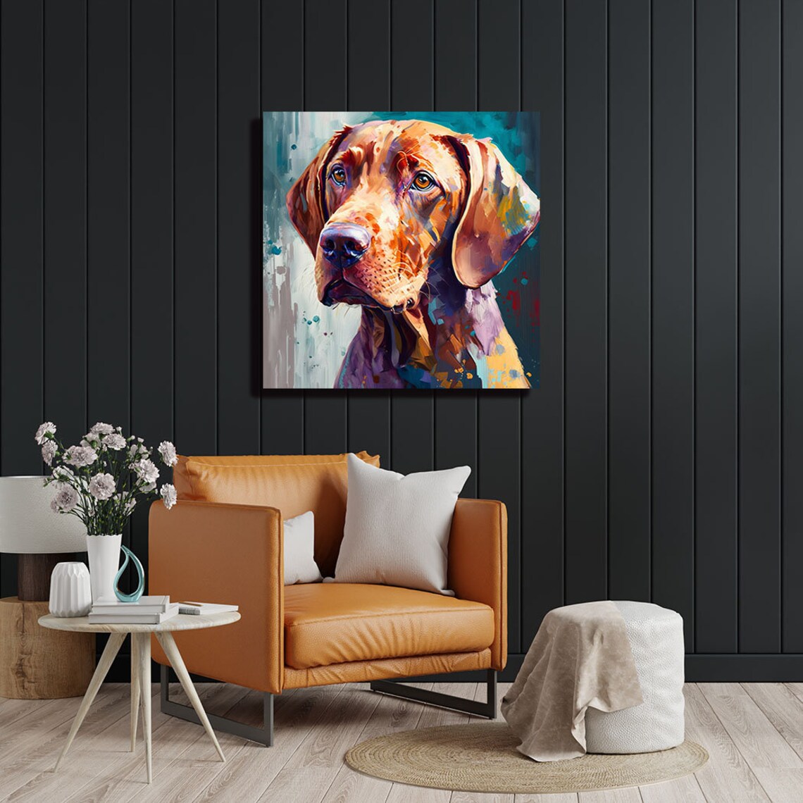 Dog Modern Art Print for Living Room Decor - Image 2