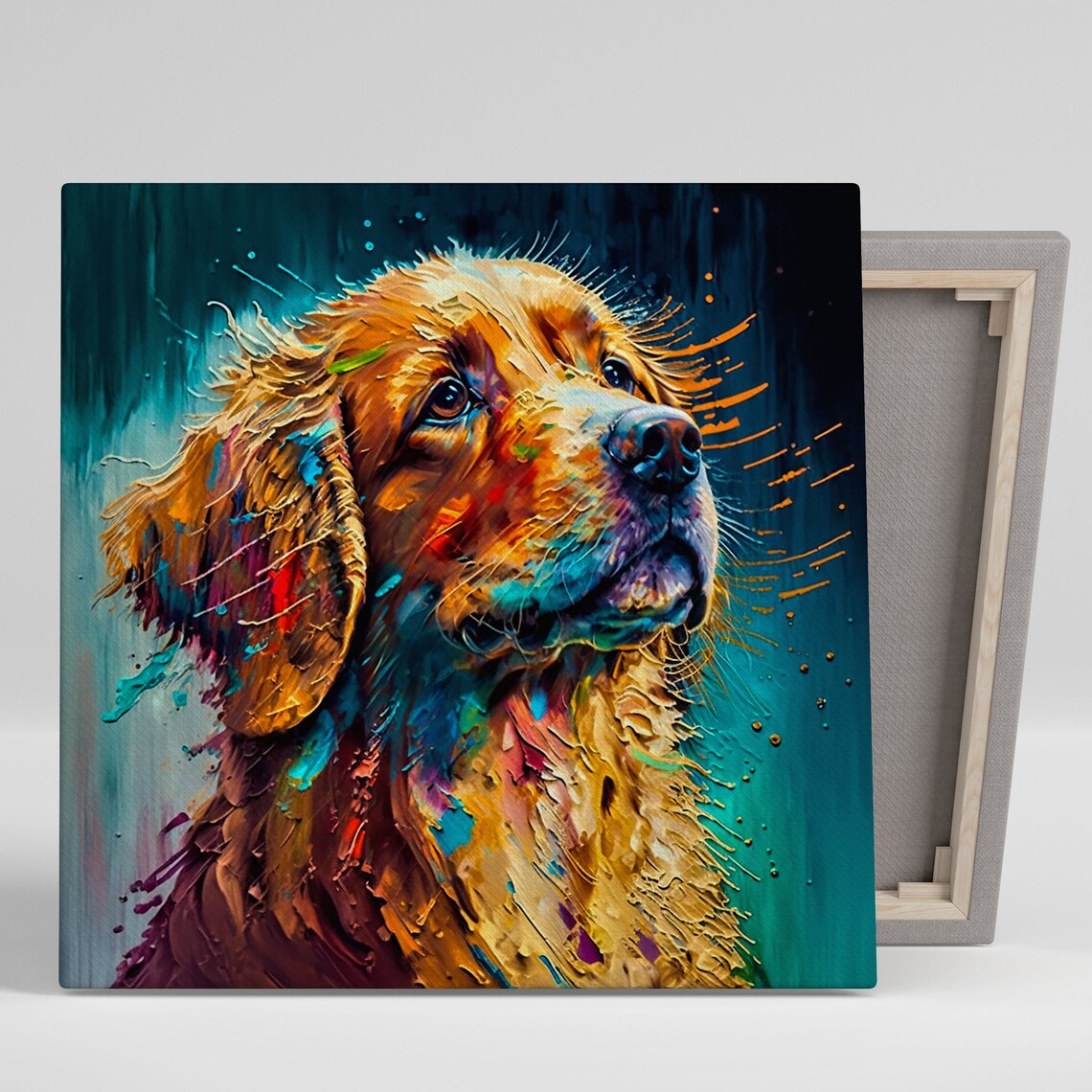Loyal Dog Wall Art Print, Animal Nursery Decor