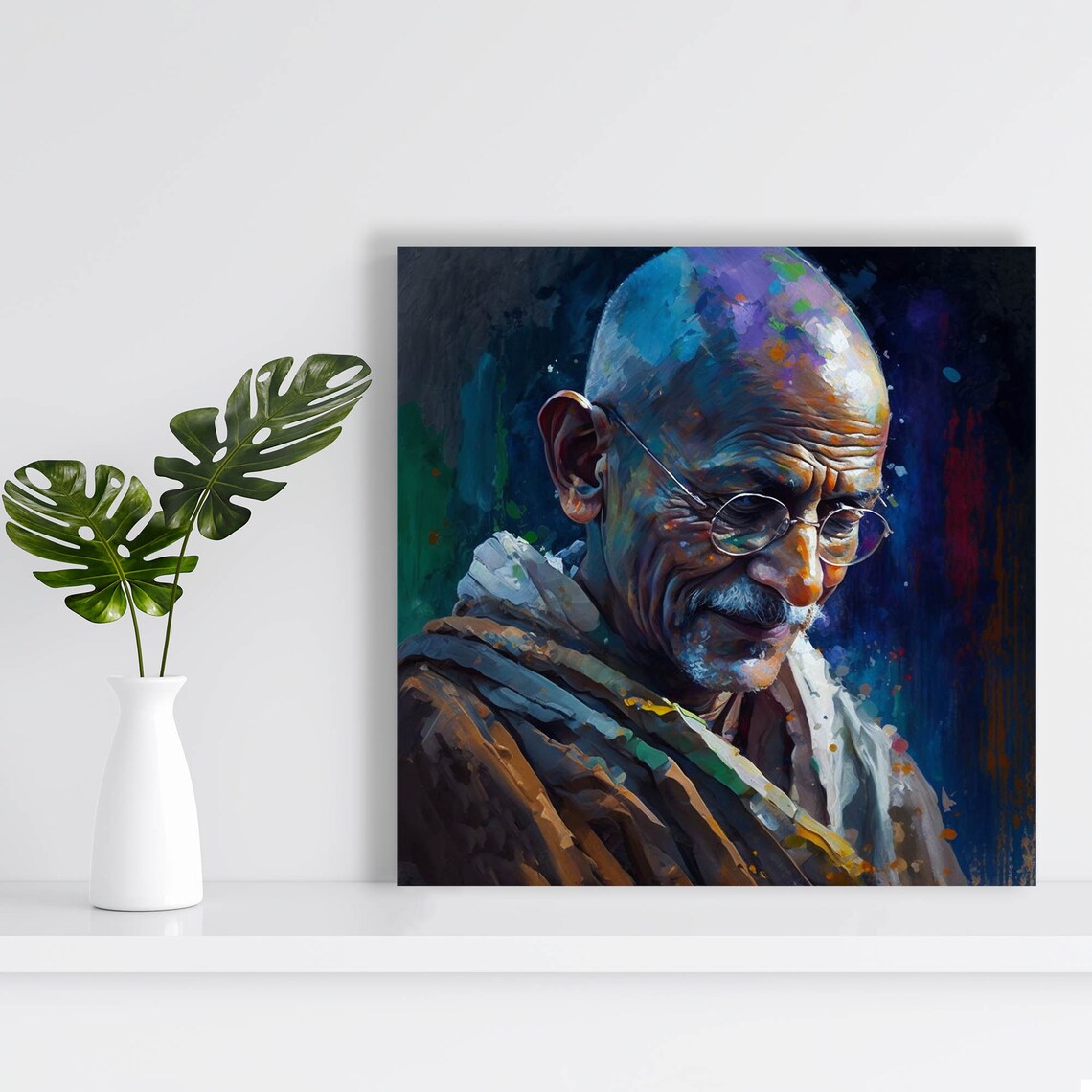 Gandhi Inspirational Wall Art, Modern Quote Poster - Image 5