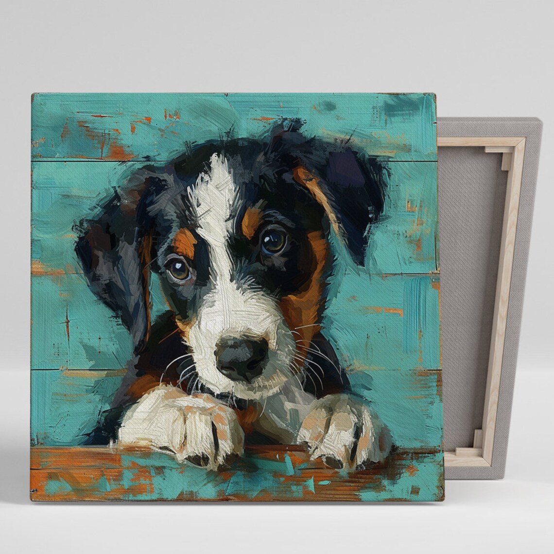 Bernese Mountain Dog Art Print, Whimsical Decor