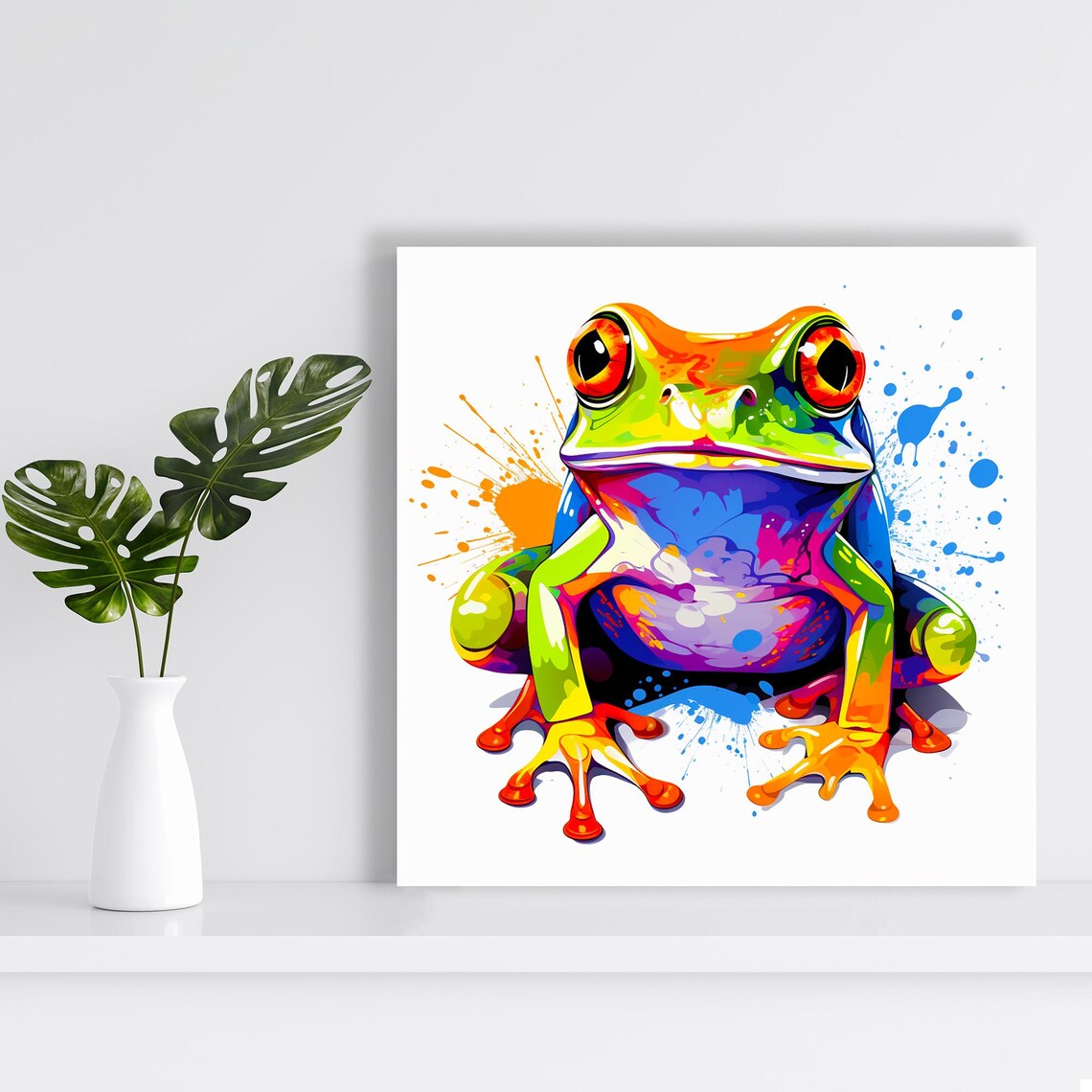 Psychedelic Frog Pop Art Print, Kids Room Decor - Image 2
