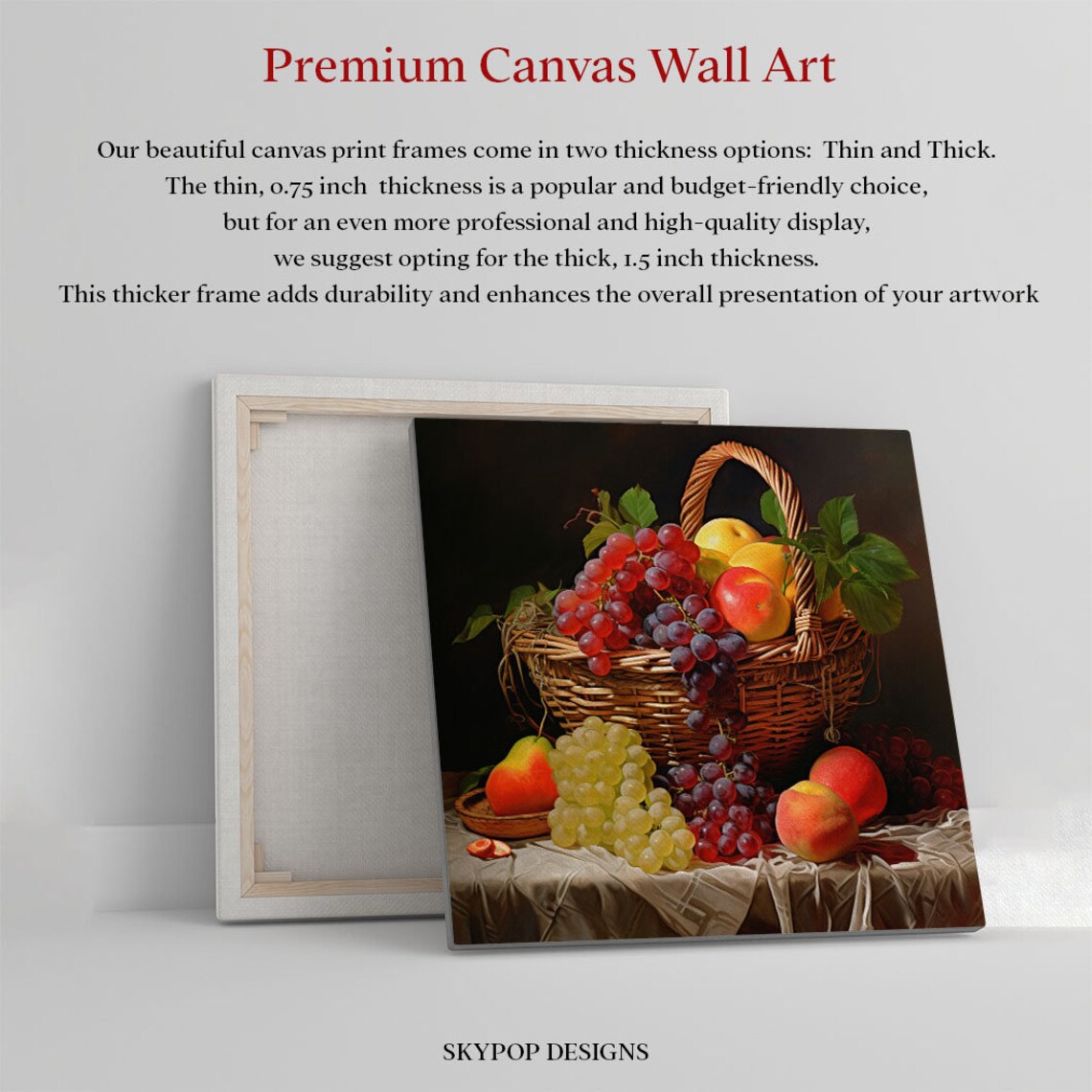 Fruit Still Life Poster Print, Living Room Decor - Image 2
