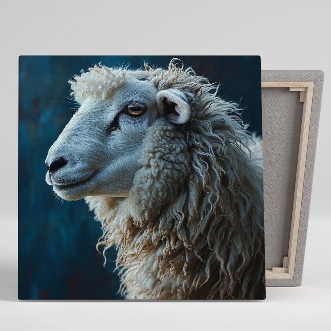 Sheep Rustic Farmhouse Art Print for Living Room