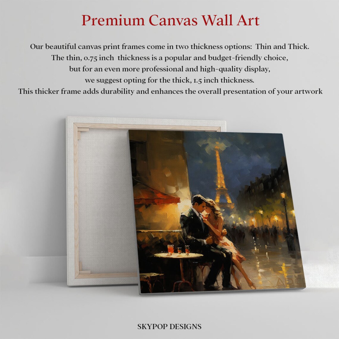 Paris Cityscape and Eiffel Tower Travel Poster - Image 4