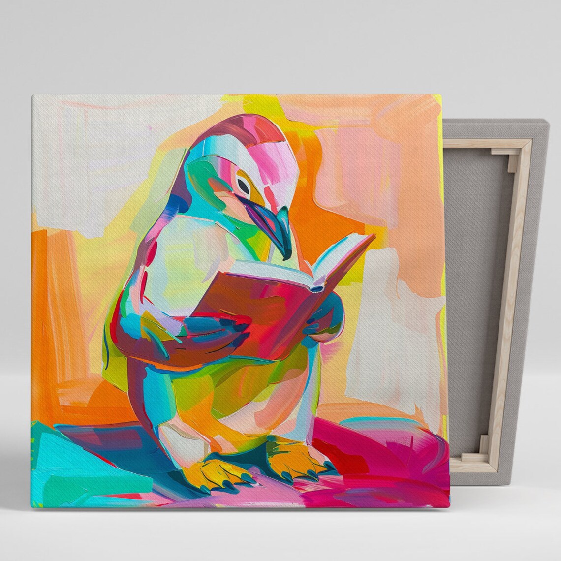 Penguin Wall Art Print, Modern Whimsical Decor