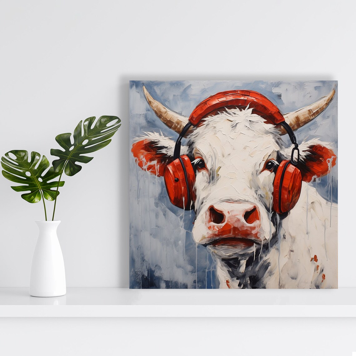 Cow Whimsical Pop Art Print, Kitchen and Dining Decor - Image 2