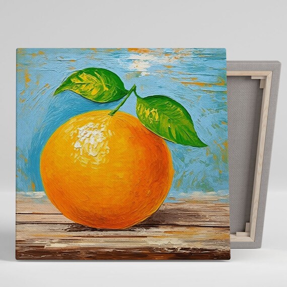 Citrus Wall Decor, Whimsical Kitchen Art Print