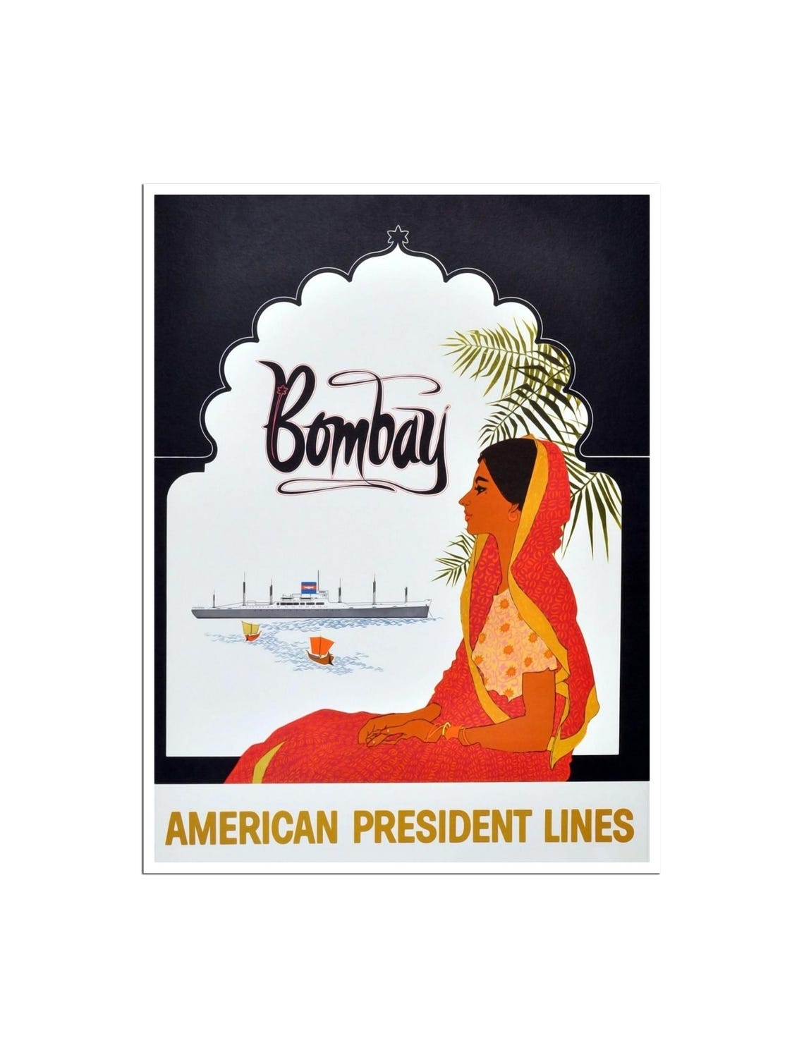 Mumbai India Travel Poster