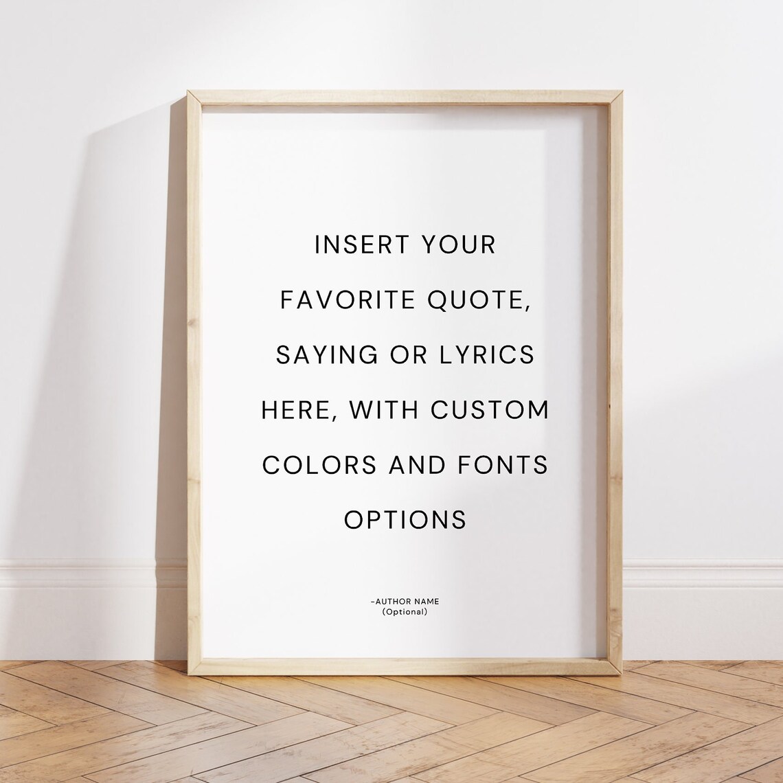 Personalized Quote Wall Art, Custom Lyric Gift