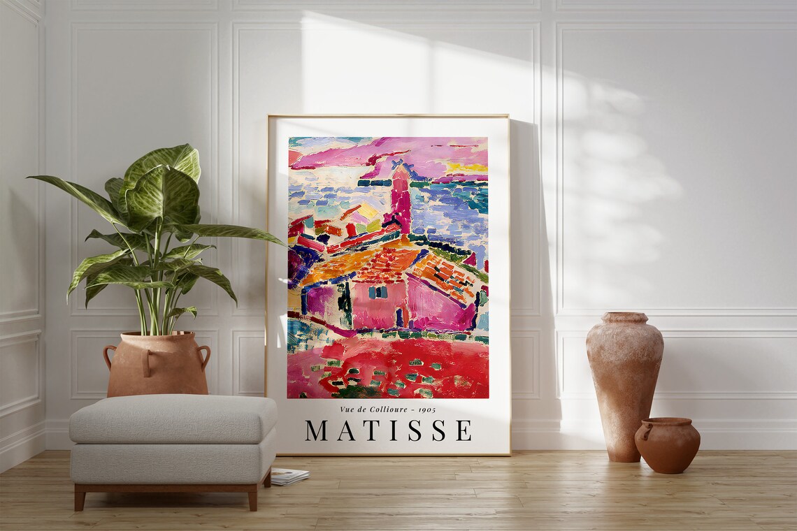 Henri Matisse View At Collioure Modern Art Print - Image 3