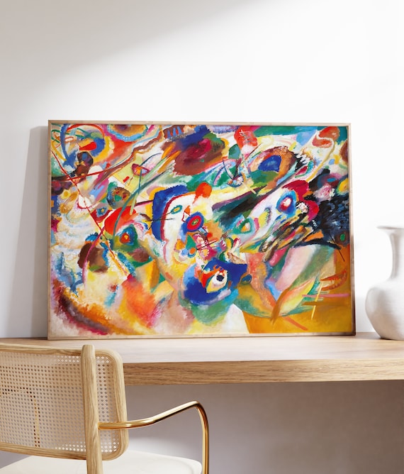Wassily Kandinsky Composition VII Colourful Abstract Expressionist Poster