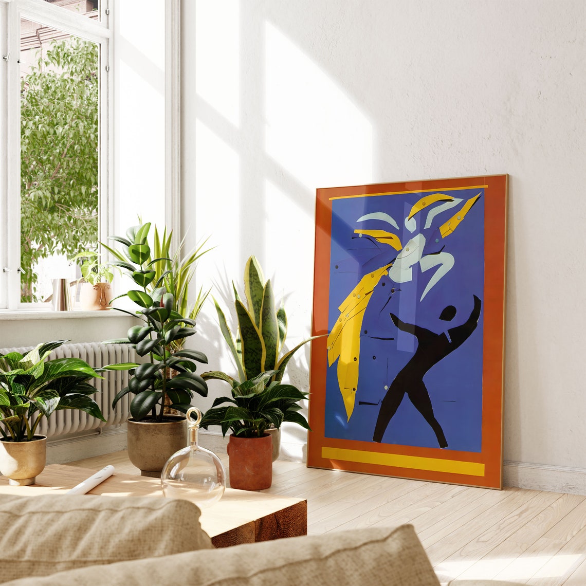 Henri Matisse Two Dancers Print Abstract Blue Wall Art Decor Elegant Modern Poster Famous Artist Gallery Artwork Large Print Gift - Image 4