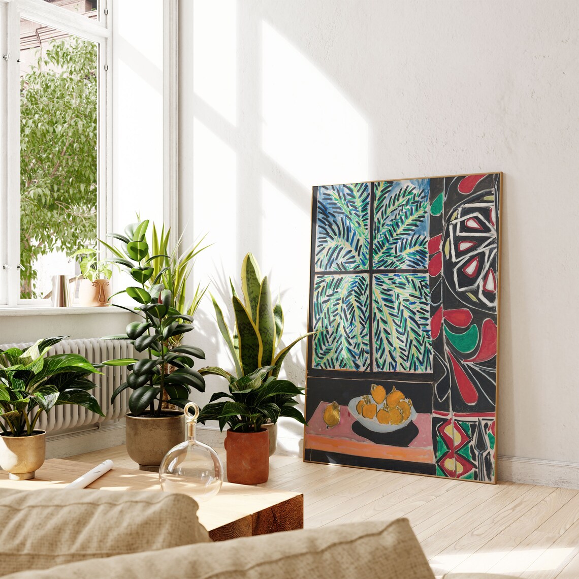 Henri Matisse Interior With Egyptian Curtain Fauvist Art Poster - Image 4
