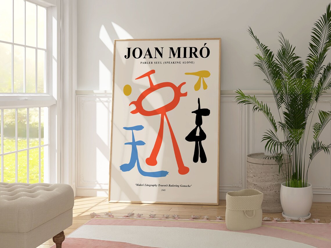 Joan Miro Abstract Art Print, Modern Wall Art - Image 2