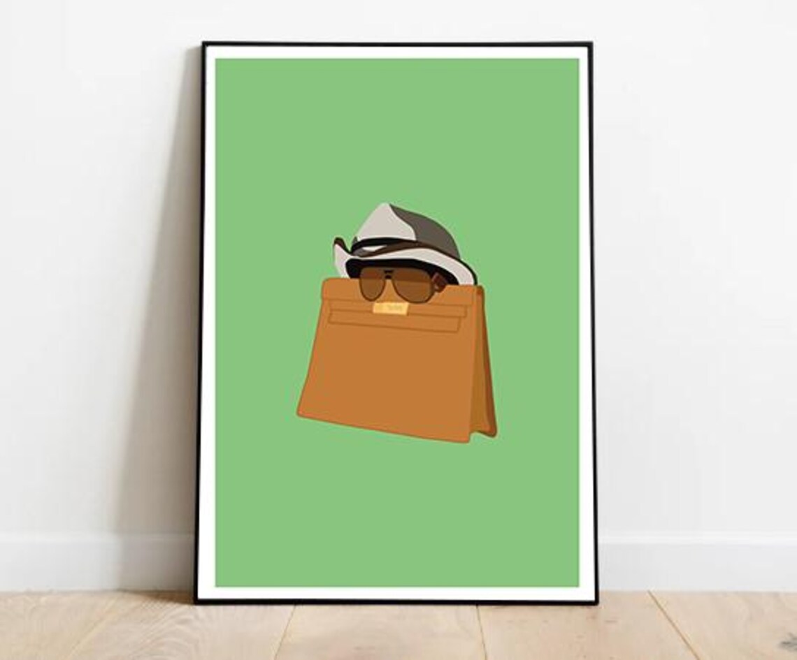 Herms Inspired Handbag, Bollywood Poster