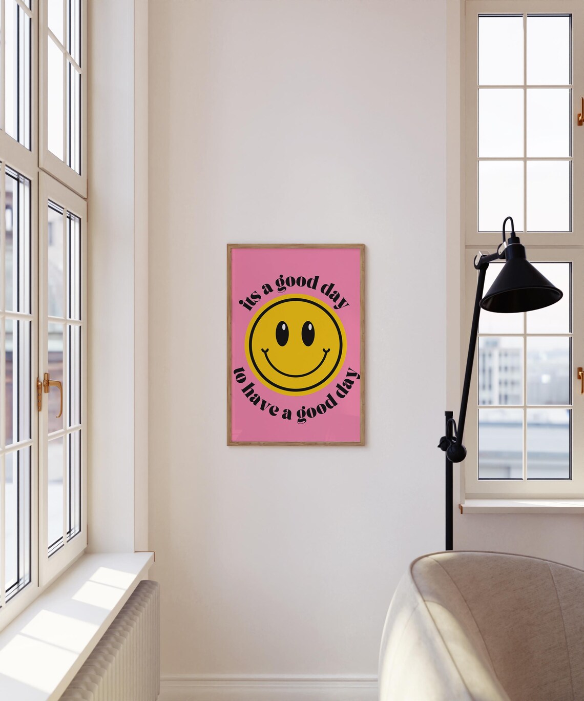 Smiley Dopamine Poster, Maximalist Room Decor - Image 4