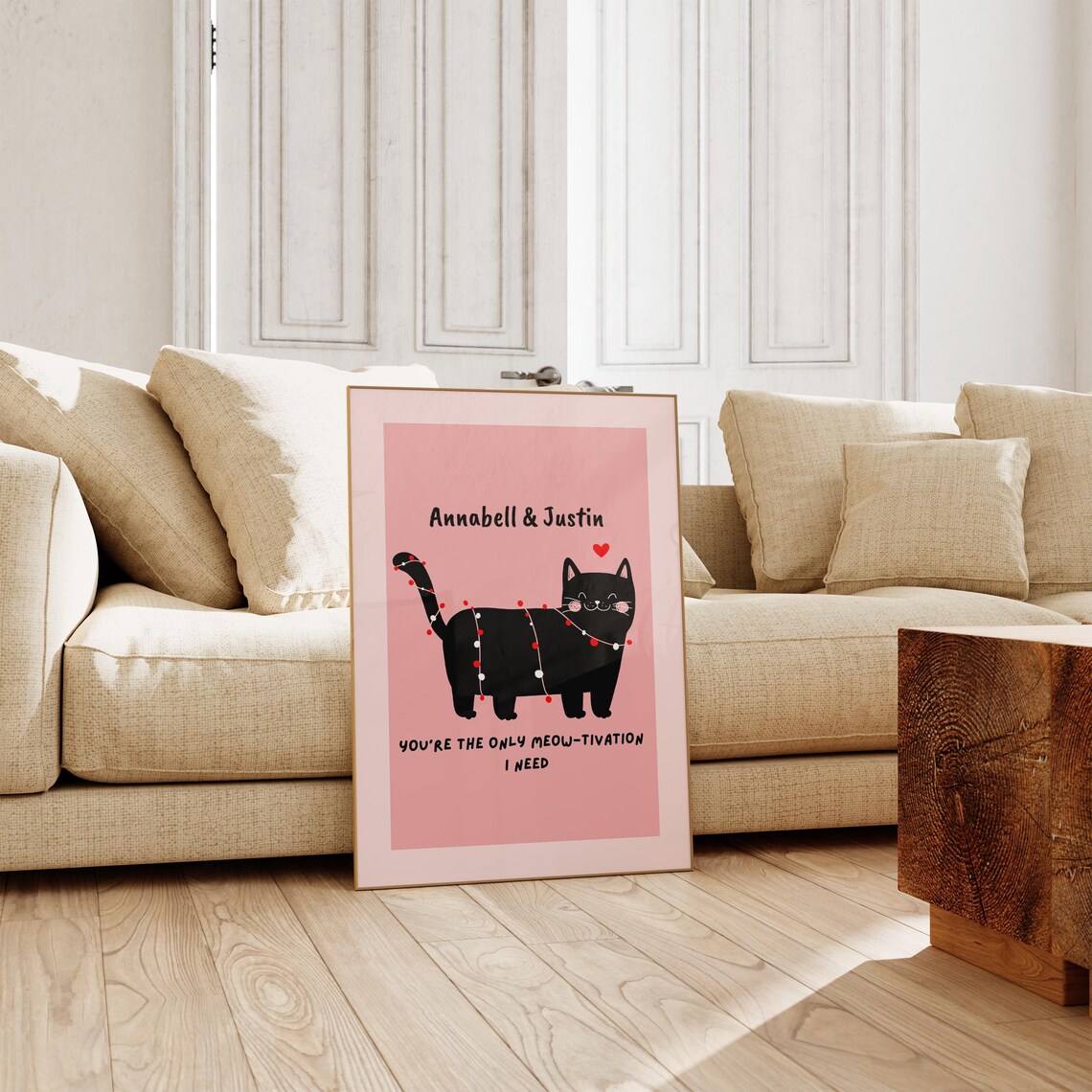 Personalized Cat Meme Poster, Aesthetic Room Decor - Image 3