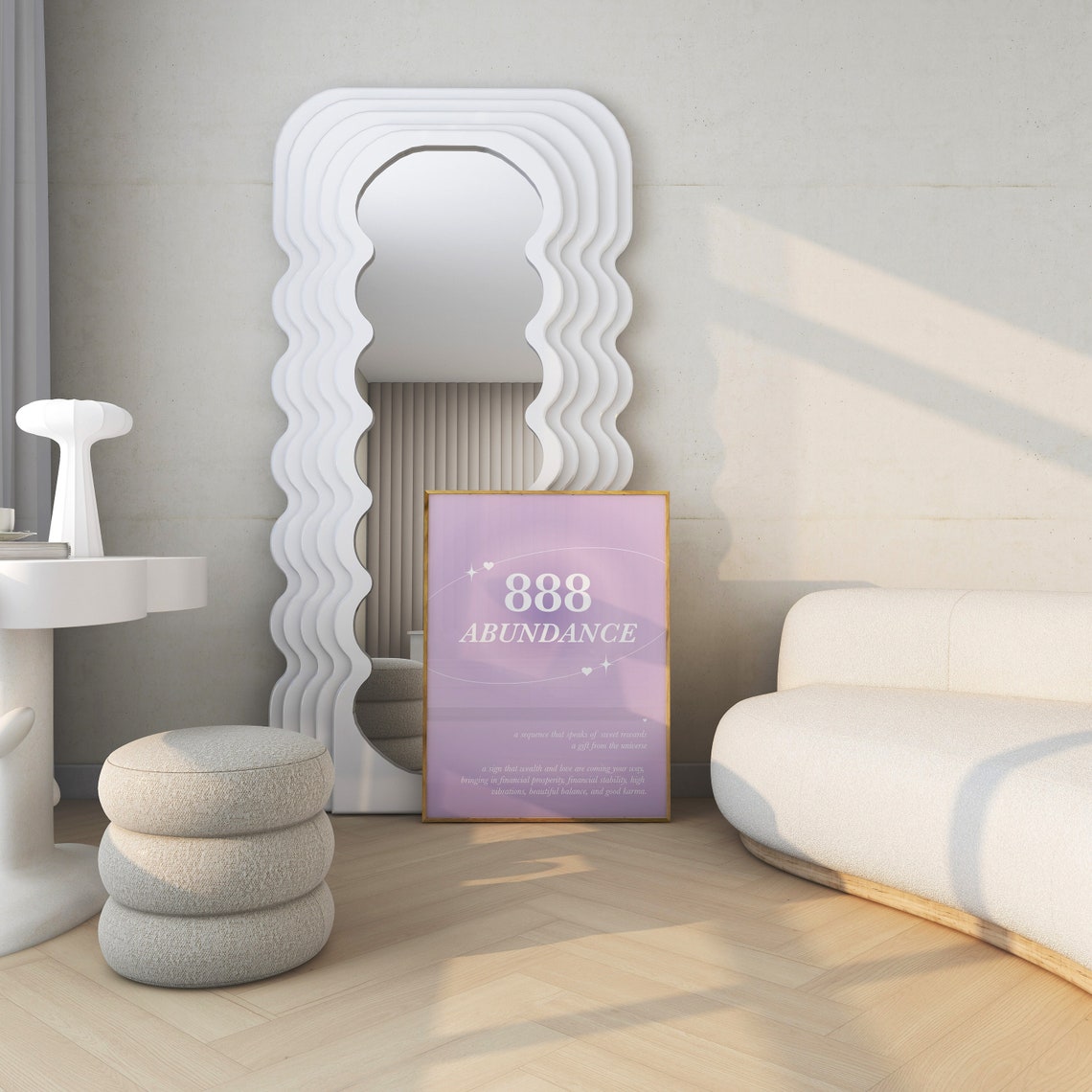 888 Wall Art Bedroom Decor Purple 888 Poster For Girls Purple Room Decor Angel Number 888 Wall Print Purple Aesthetic Decor - Image 2