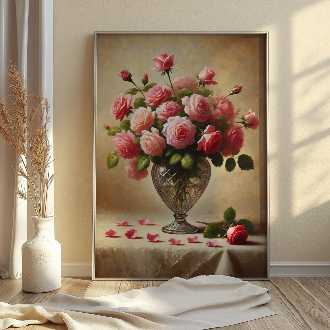 Vintage Floral Wall Poster, Maximalist Botanical Art - Image 4