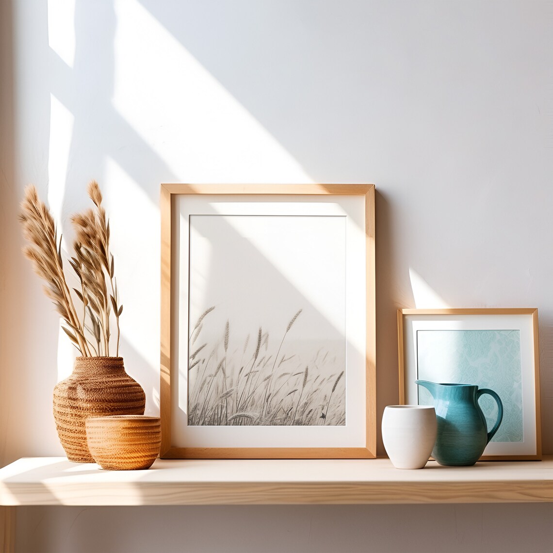 Farm Tranquility Set Of 3 Rural Landscape Art Print