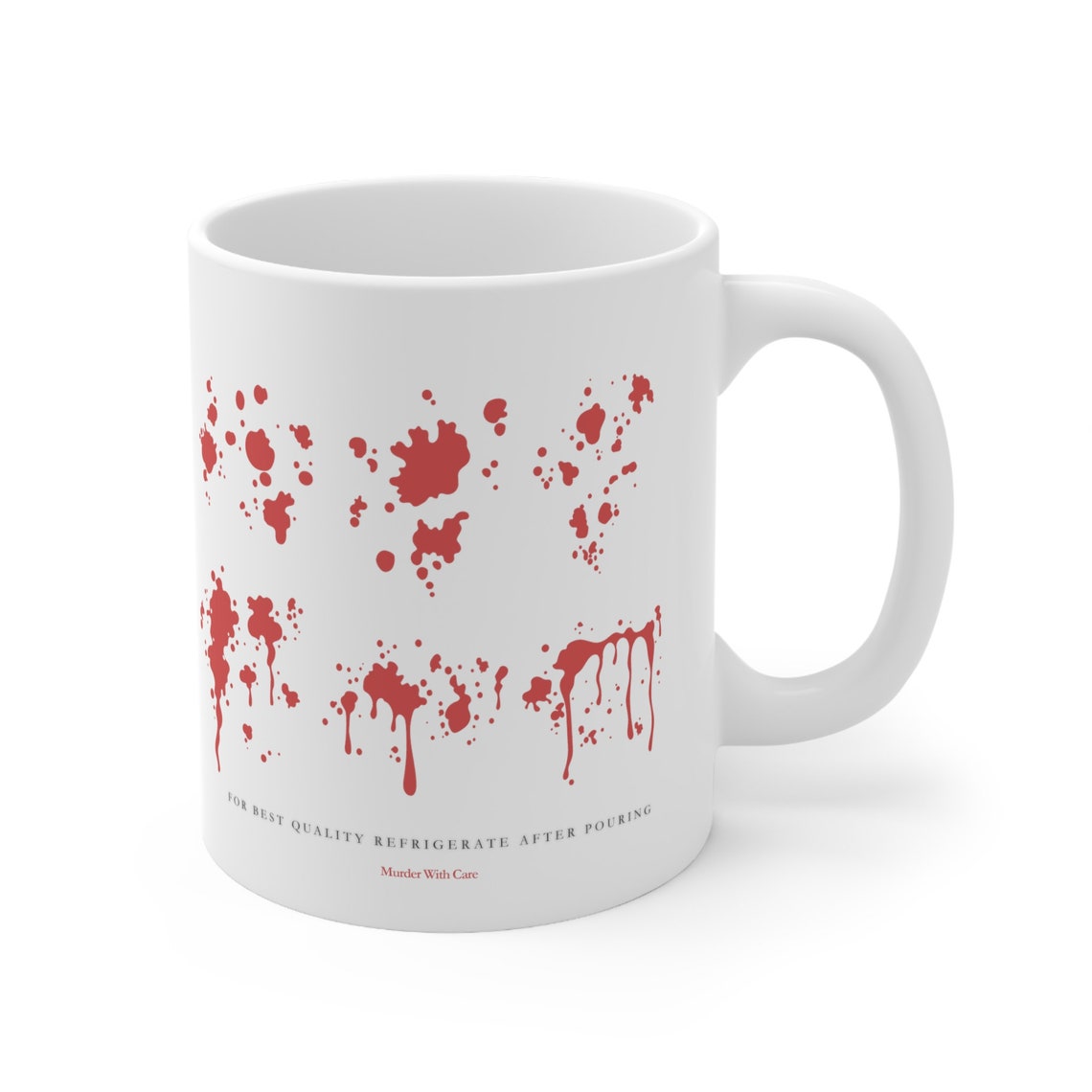 Comfy Clothes and Murder Shows Quote Art Popcorn Couch Cat Poster - Image 3