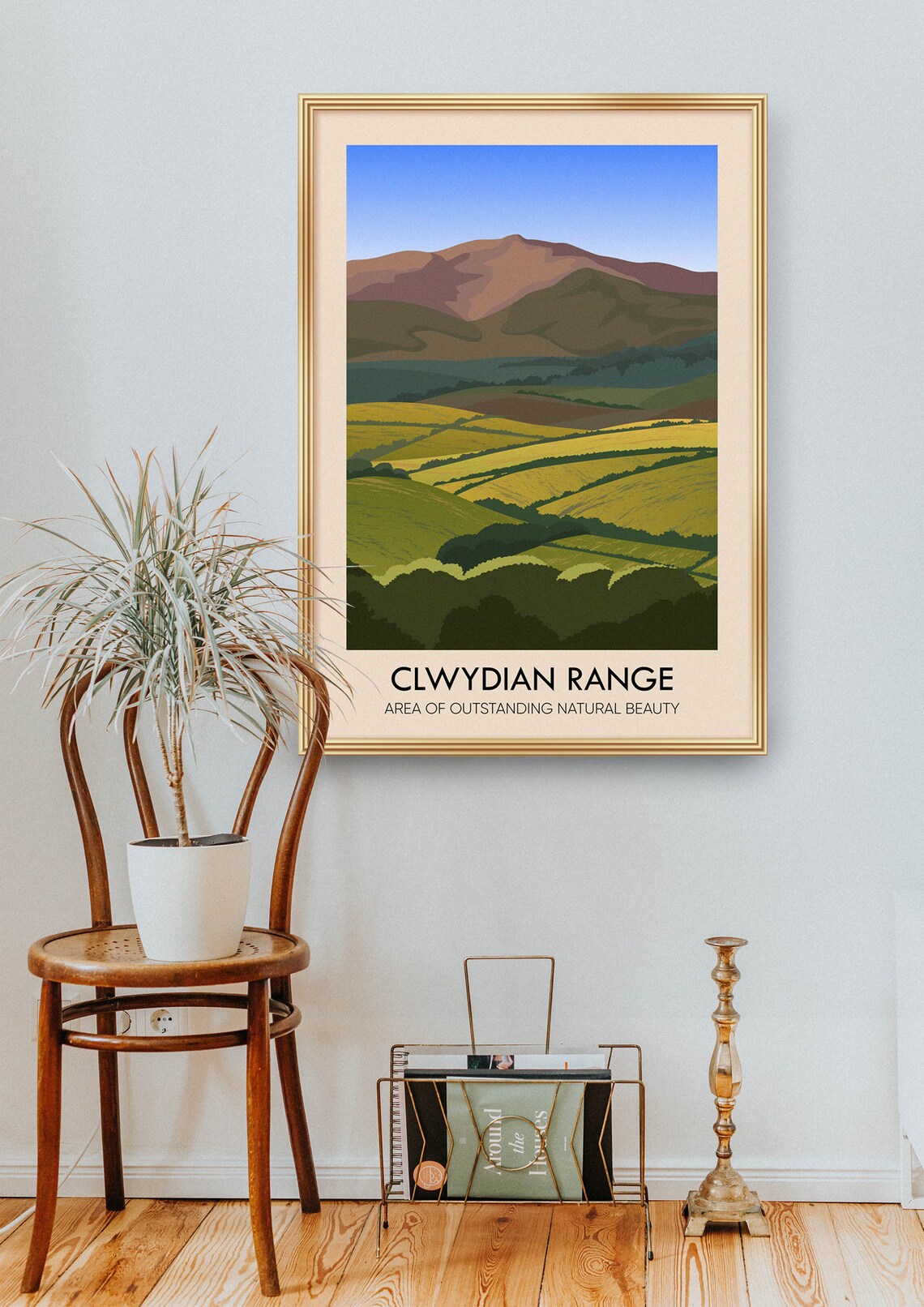 Clwydian Range Wales Rolling Hills Outstanding Beauty Travel Poster - Image 2