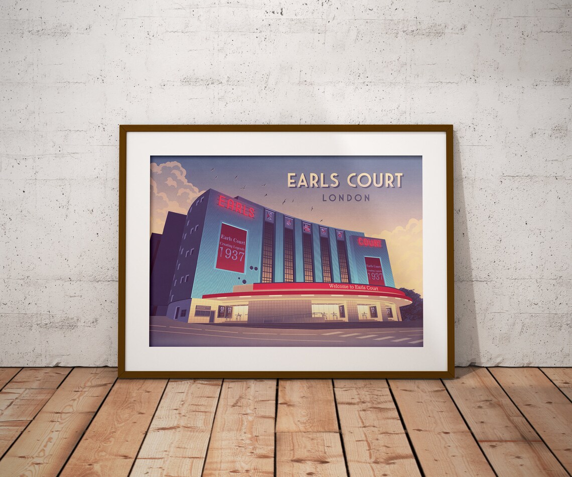 Earls Court London Travel Poster, Exhibition Centre - Image 4