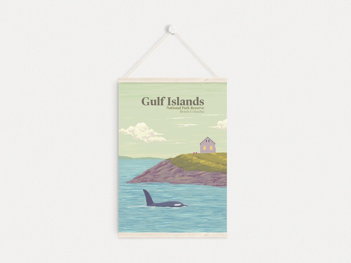 Gulf Islands National Park Reserve Travel Poster, Canada - Image 4