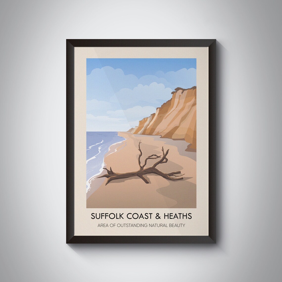 Suffolk Coast And Heaths Vintage Travel Poster