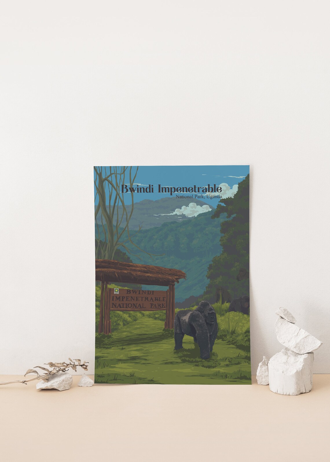 Bwindi Impenetrable Forest, Uganda Travel Poster Print - Image 4