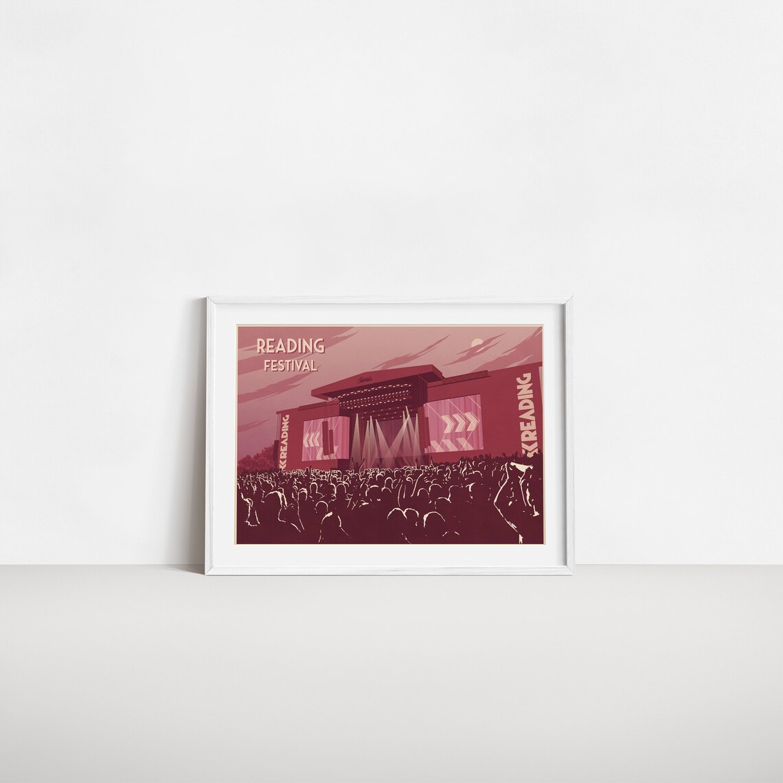 Reading Festival Poster, Music Festival Art Print - Image 2