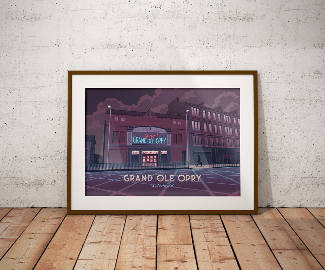 Grand Ole Opry Vintage Travel Poster, Glasgow - Image 4