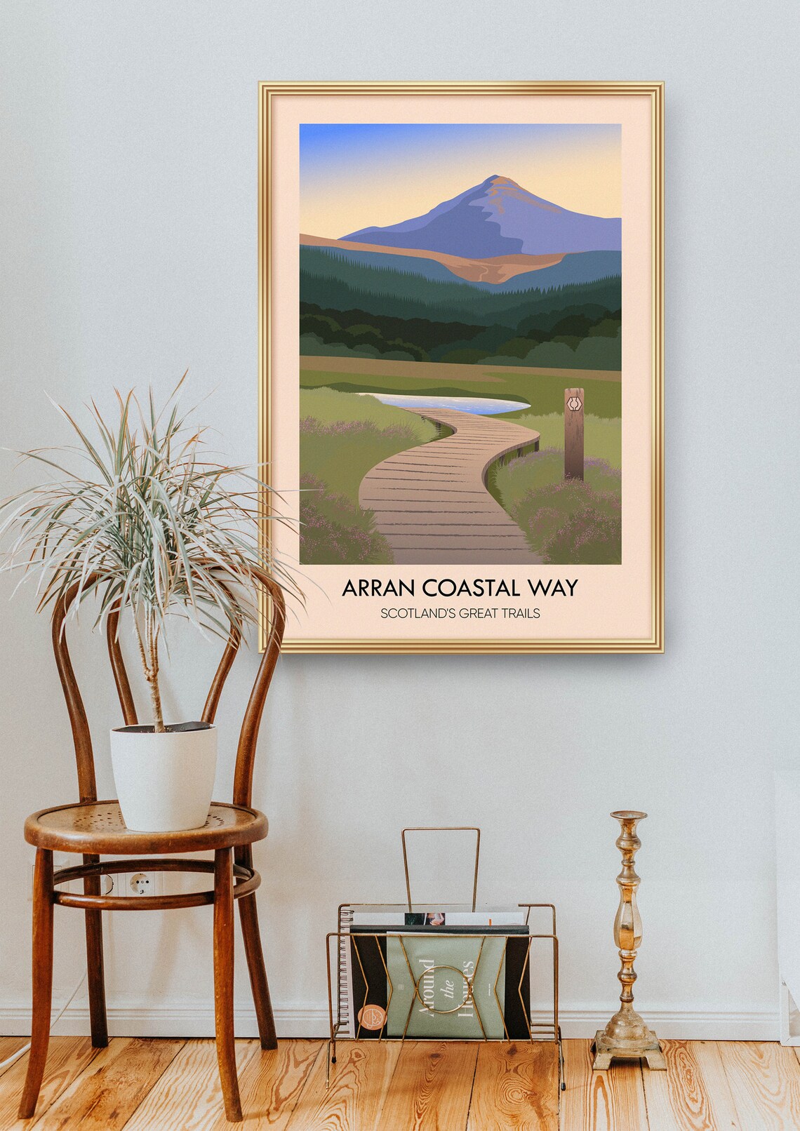 Arran Coastal Way Vintage Travel Poster, Isle Of Arran - Image 2