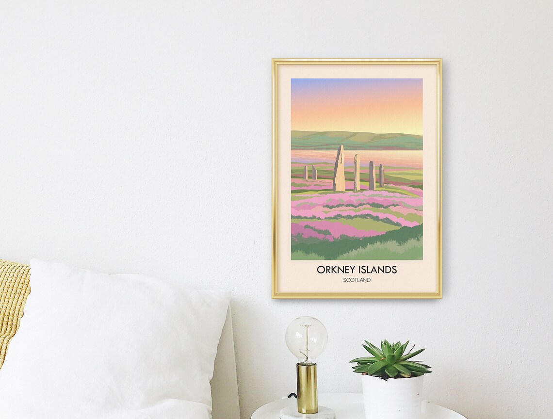 Orkney Islands Vintage Travel Poster, Scotland - Image 3