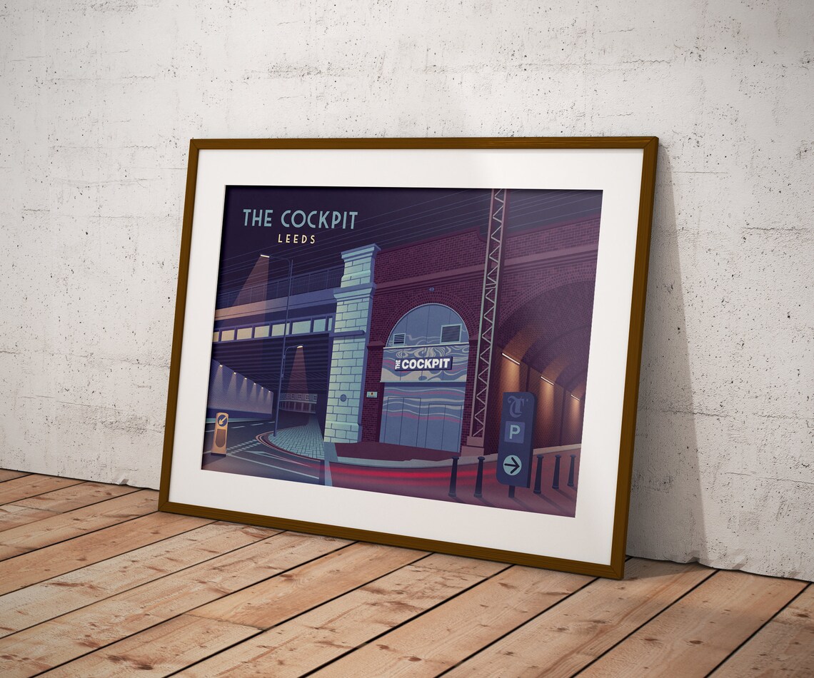 The Cockpit Leeds Music Venue Travel Poster - Image 3