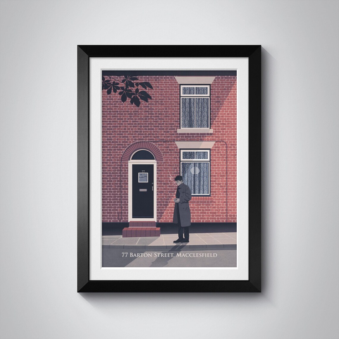77 Barton Street Macclesfield Travel Poster, Music History