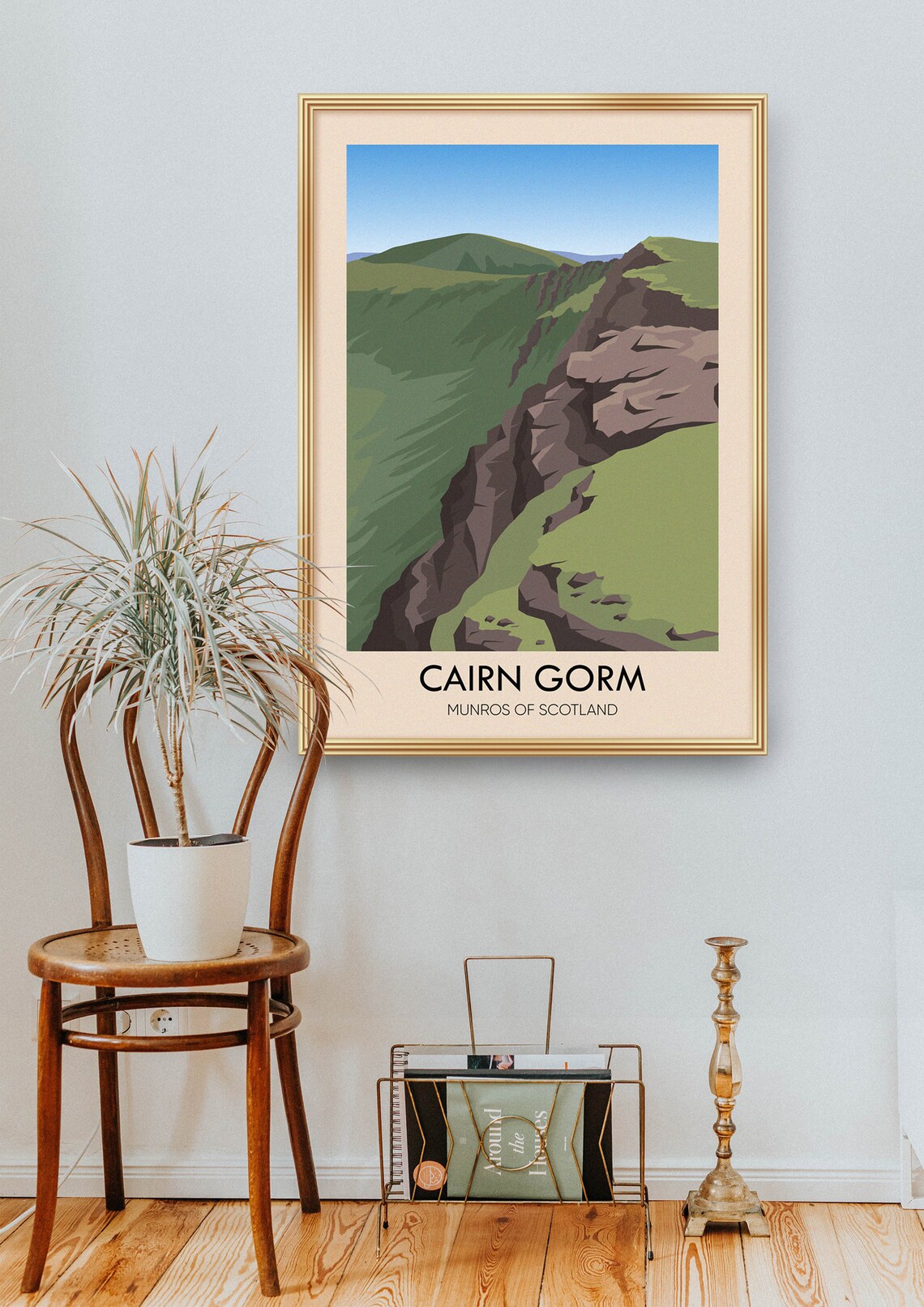 Cairn Gorm Scotland Munro Mountain Ridge Cairngorms Travel Poster - Image 2