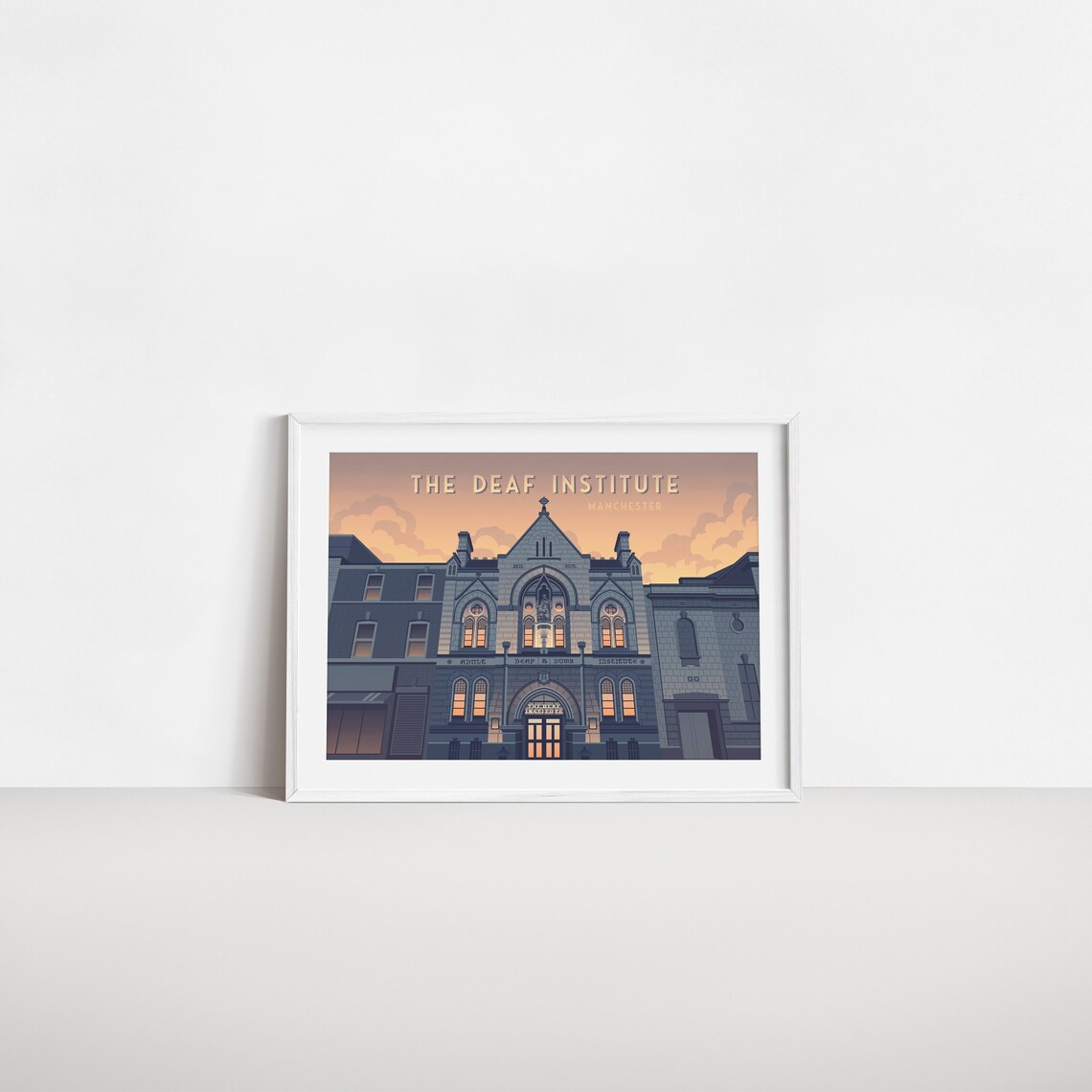 The Deaf Institute, Manchester Travel Poster - Image 2
