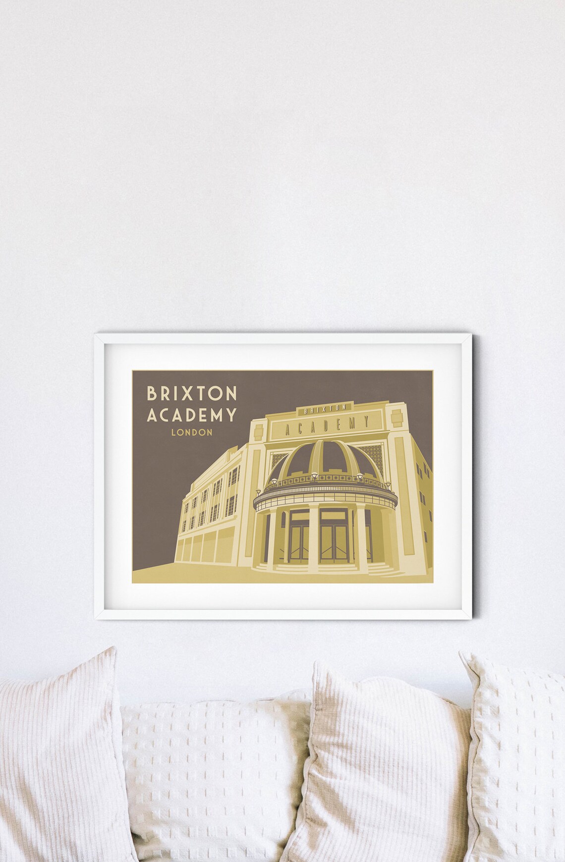 Brixton Academy London Art Deco Music Venue Poster - Image 2
