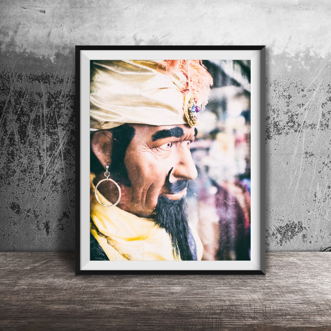 Vintage Zoltar Fortune Teller Machine Close Up Portrait Photo Poster