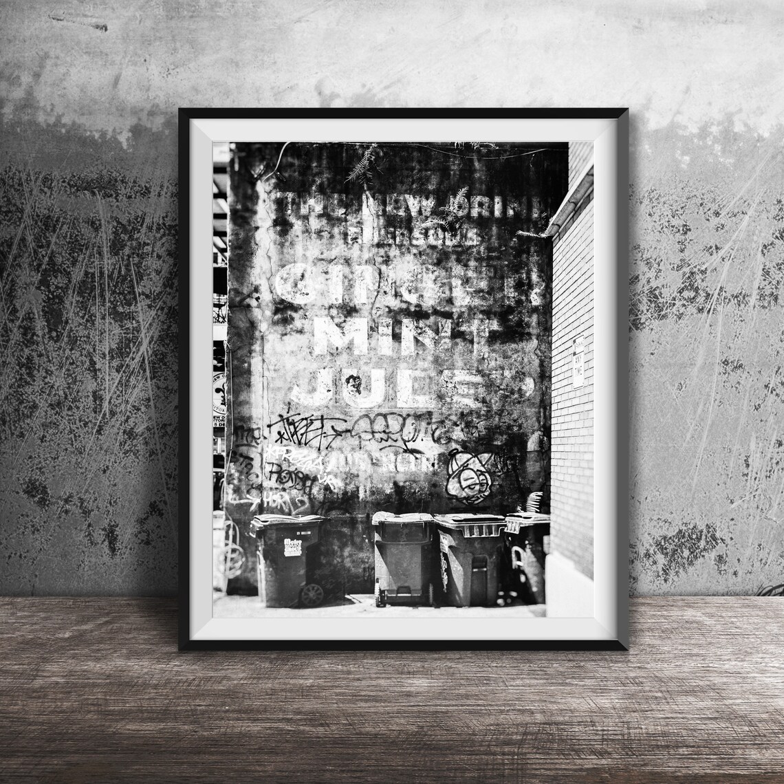 Ginger Mint Julep Ghost Sign French Quarter New Orleans Alley Poster - Image 2